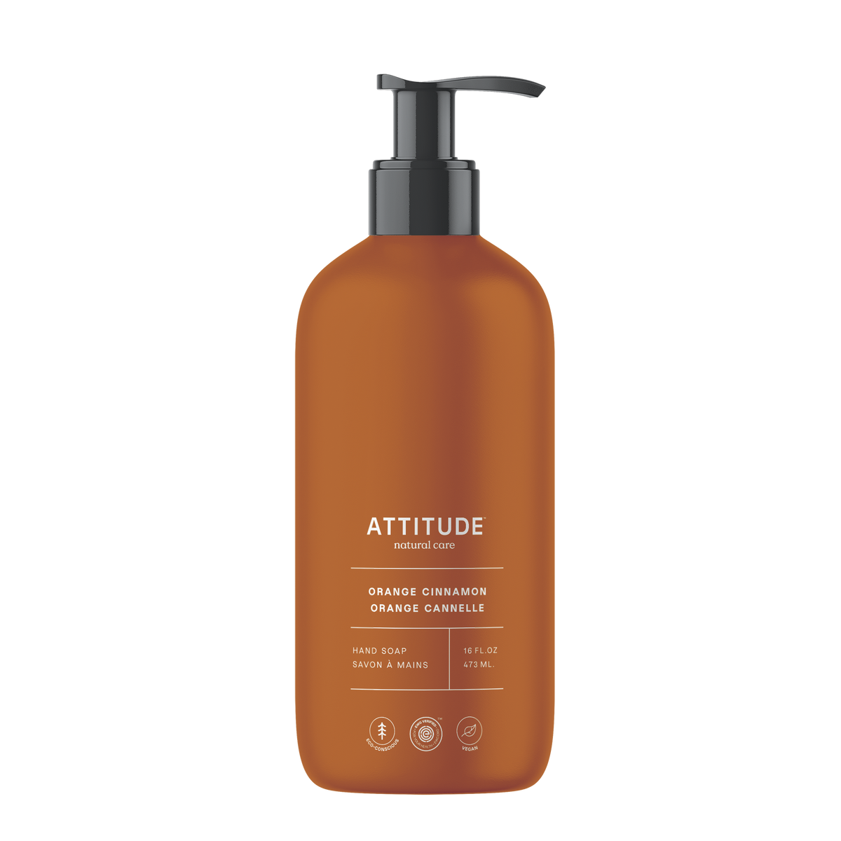 Attitude Seasonal Hand Soap Orange Cinnamon 473ml