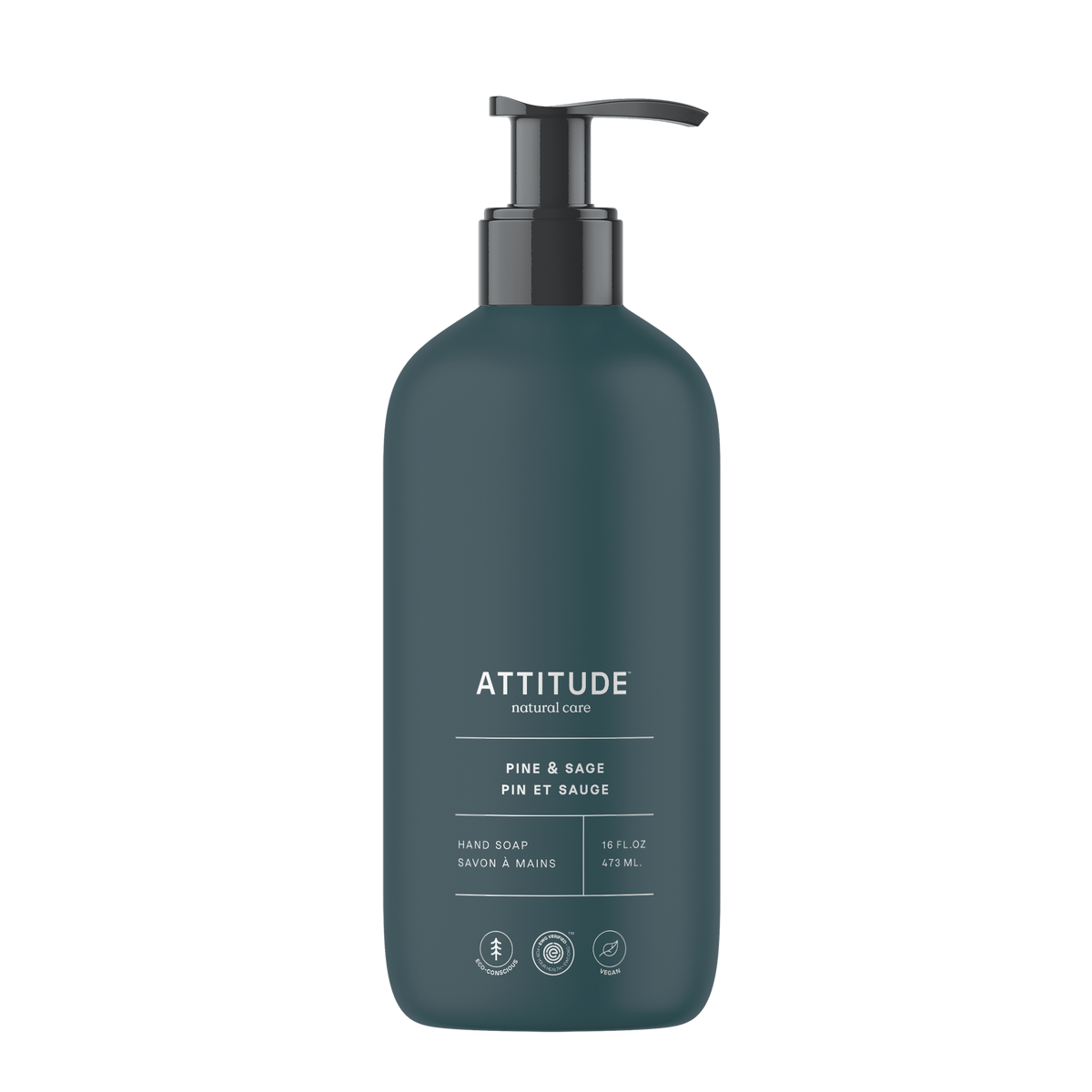Attitude Seasonal Hand Soap Pine & Sage 473ml