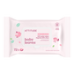 Attitude Baby Wipes, Fragrance-Free Baby Leaves Biodegradable 72 Wipes