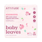 Attitude Baby Wipes, Fragrance-Free Baby Leaves Biodegradable 3 x 72 Wipes
