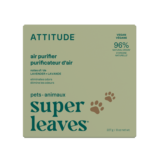 Attitude Furry Friends Pet Air Purifier, Lavender Lavender 227g