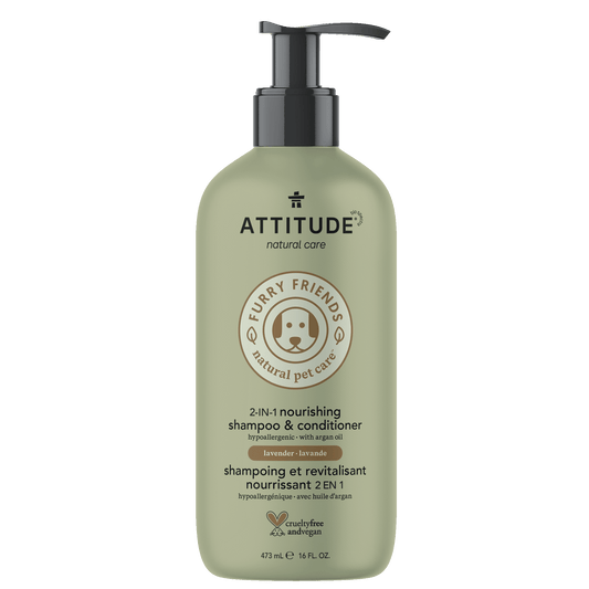 Attitude Furry Friends Pet Shampoo 2-in-1 Nourishing Shampoo & Conditioner 473ml