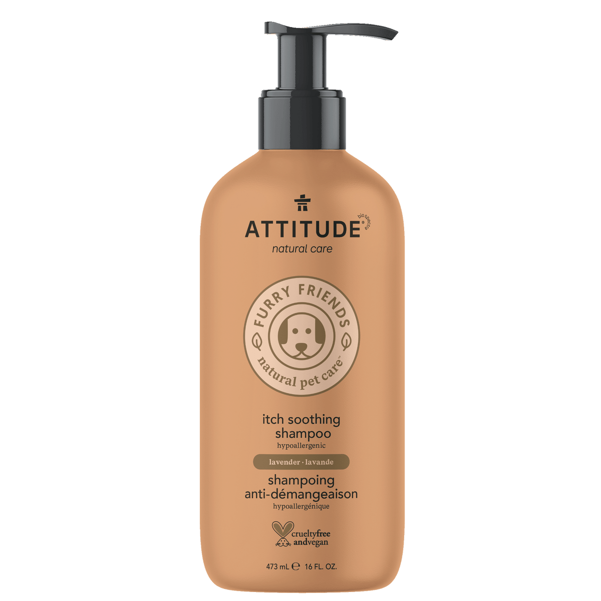 Attitude Furry Friends Pet Shampoo Itch Soothing (Lavender) 473ml