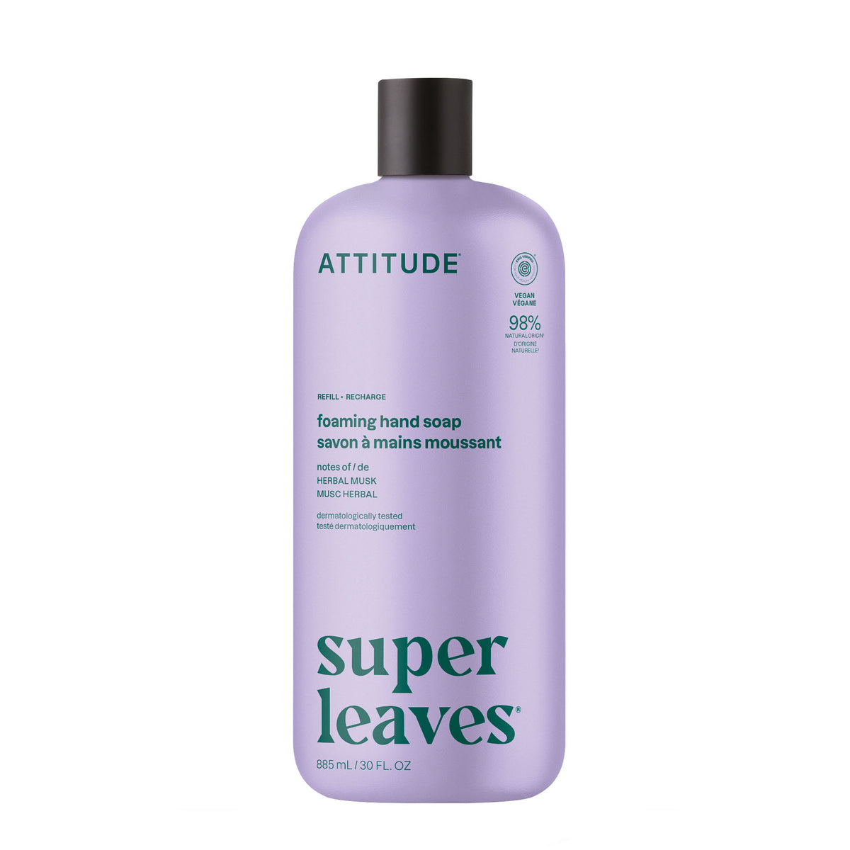 Attitude Foaming Hand Soap Herbal Musk 885ml