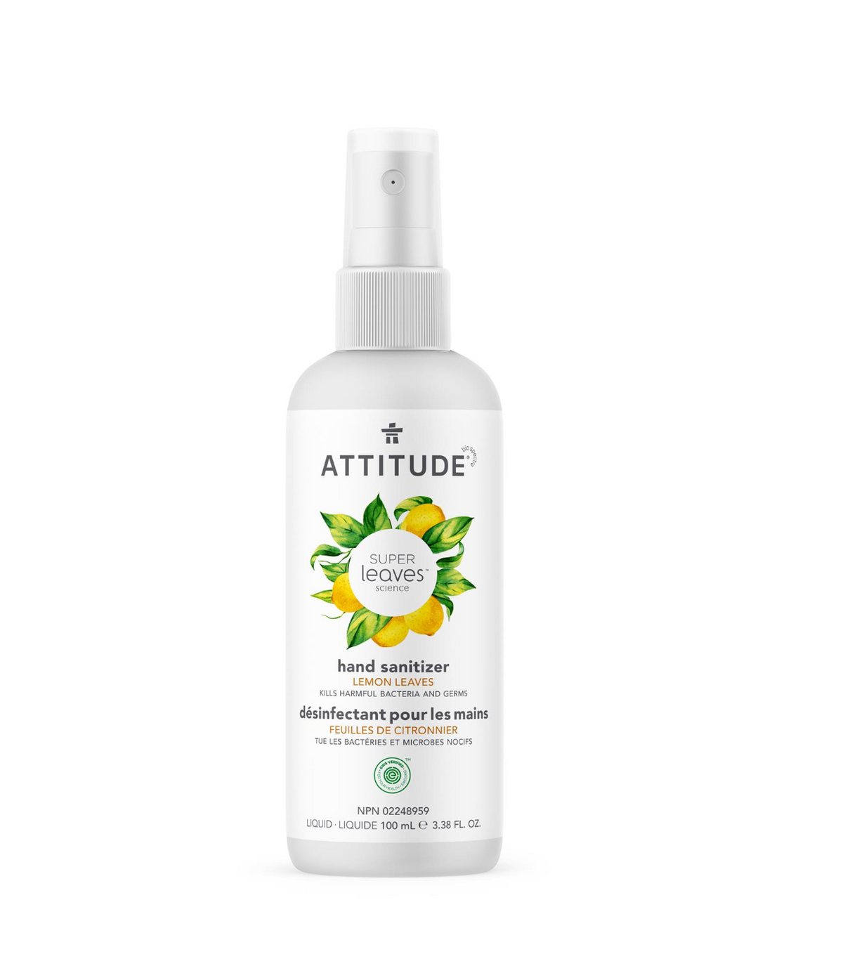 Attitude Super Leaves Hand Sanitizer Lemon Leaves 100ml