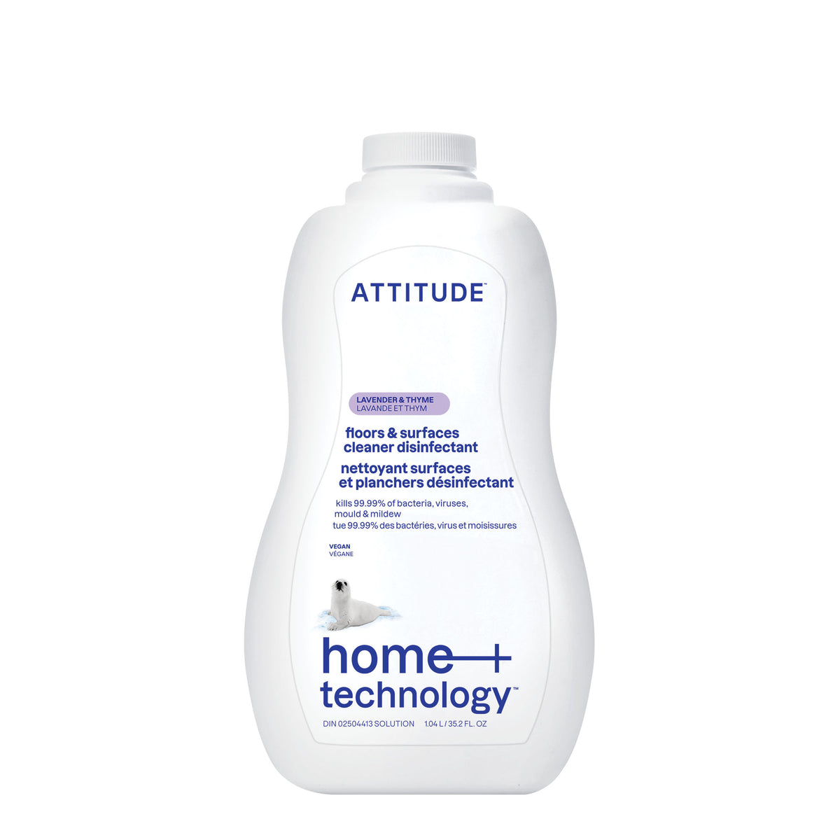 Attitude Disinfectant Cleaners 99.9%, Lavender Floor & Surface Cleaner Disinfectant 1L