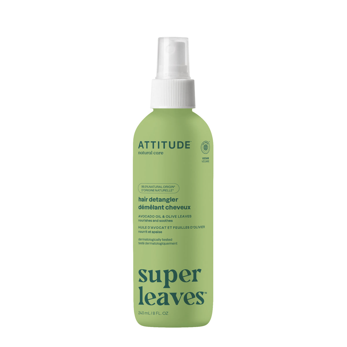 Attitude Hair Detangler Soothing (Olive Leaves)