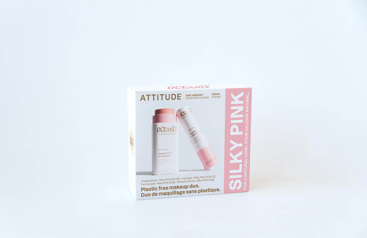 Attitude Oceanly Blush & Lip Gloss Duo Silky Pink Duo