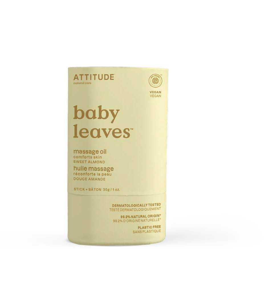 Attitude Baby Solid Care Stick Massage Oil (Sweet Almond) 30g