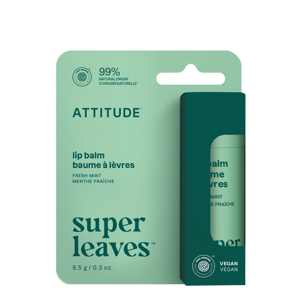 Attitude Lip Balm Mint 8.5g