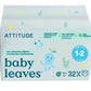 Attitude Bamboo Baby Diapers Sizes 1-2 (3-8 kg) 32 Diapers