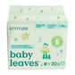 Attitude Bamboo Baby Diapers Size 5 (11-16 kg) 20 Diapers