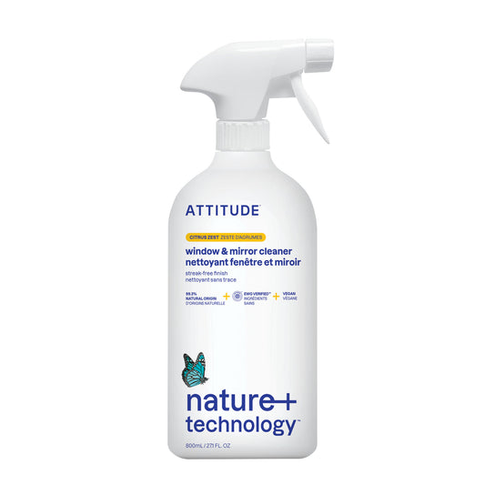 Attitude Window & Mirror Cleaner, Citrus Zest Citrus Zest 800ml