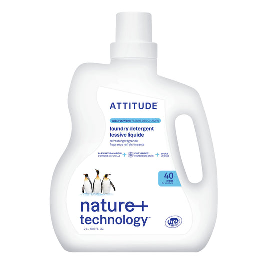 Attitude Laundry Detergent Wildflowers 2L (40 loads)