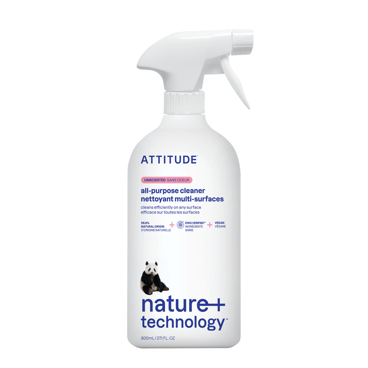 Attitude All-Purpose Cleaner Unscented 800ml