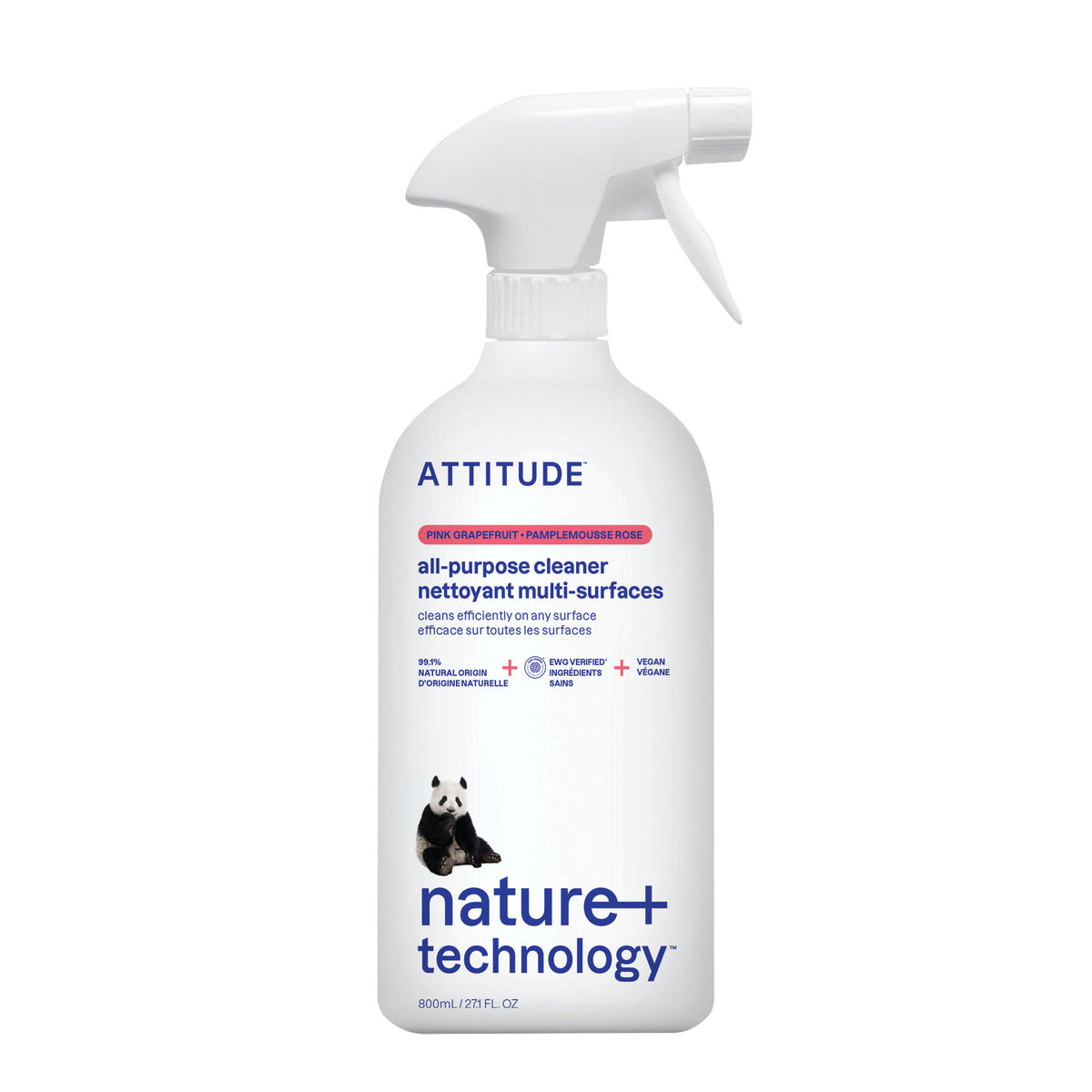 Attitude All-Purpose Cleaner Pink Grapefruit 800ml