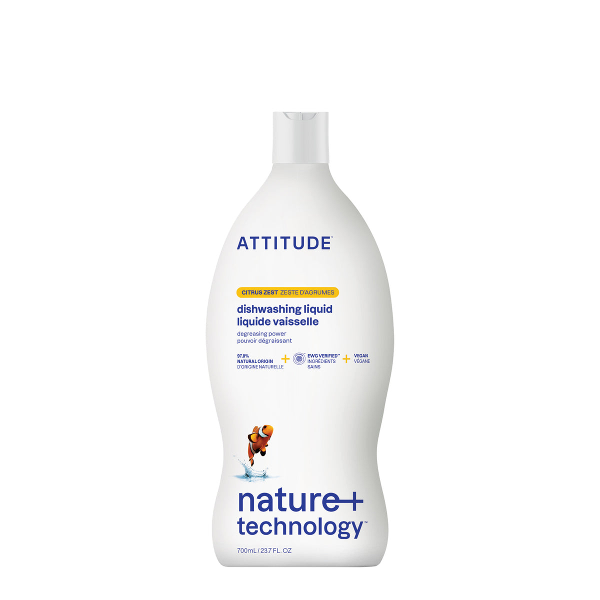 Attitude Dishwashing Liquid Citrus Zest 700ml