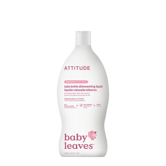 Attitude Baby Bottle & Dishwashing Liquid, Fragrance-Free Fragrance-Free 700ml
