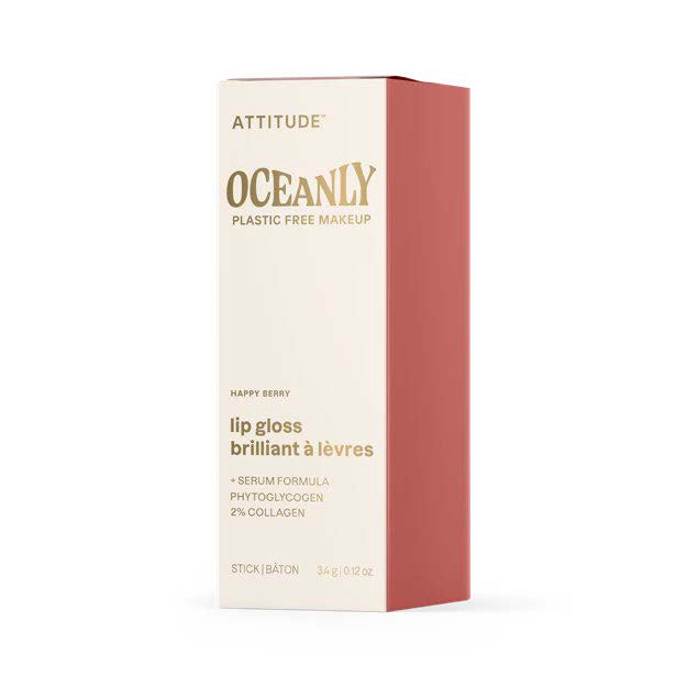 Attitude Oceanly Solid Lip Gloss Happy Berry 3.4g