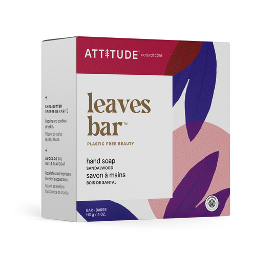 Attitude Leaves Bar Hand Soap Sandalwood 113g