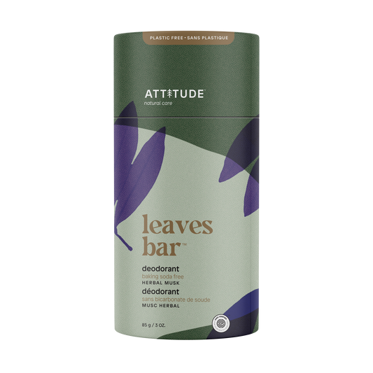 Attitude Leaves Bar Deodorant, Herbal Musk Herbal Musk 85g