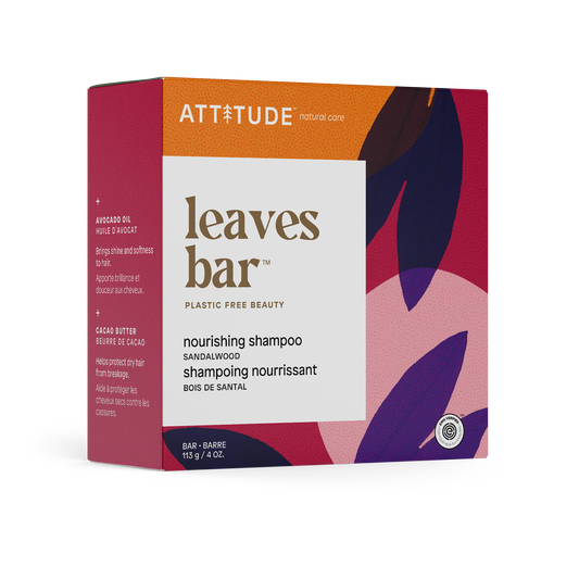 Attitude Leaves Bar Shampoo Nourishing Sandalwood 113g