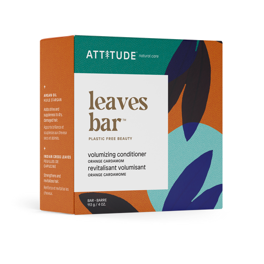 Attitude Leaves Bar Conditioner Volume Orange & Cardamom 113g