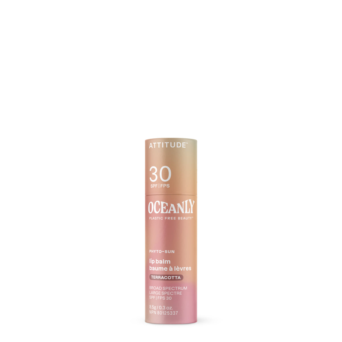 Attitude Phyto-Sun SPF 30 Tinted Lip Balm Tinted Balm 8.5g Terra