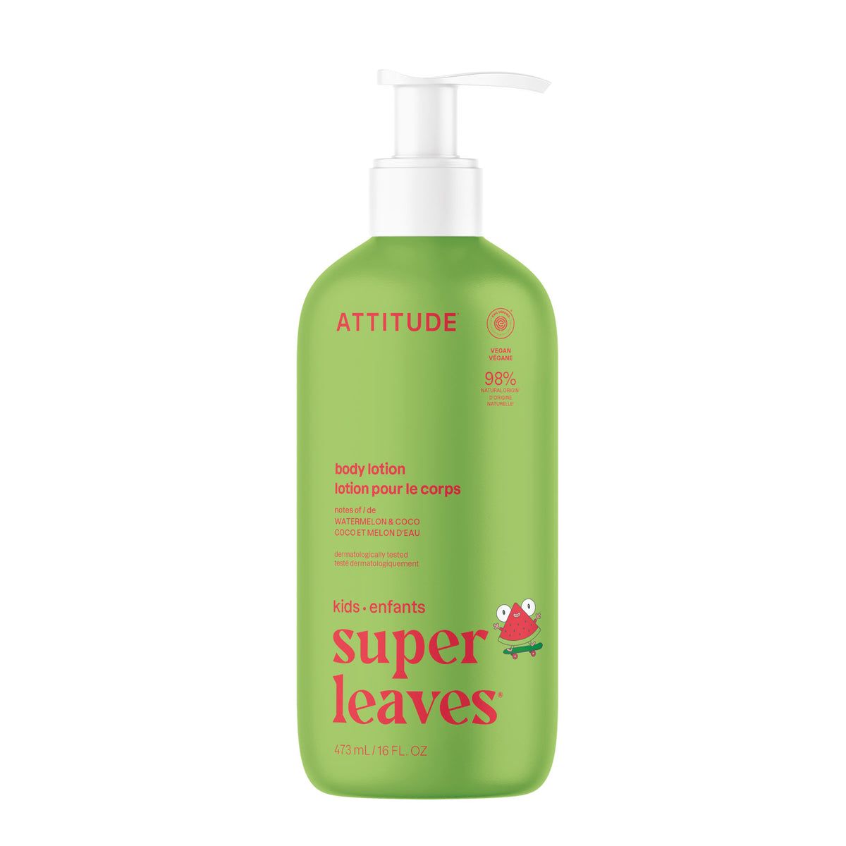 Attitude Little Leaves Kids Body Lotion Watermelon & Coco 473ml