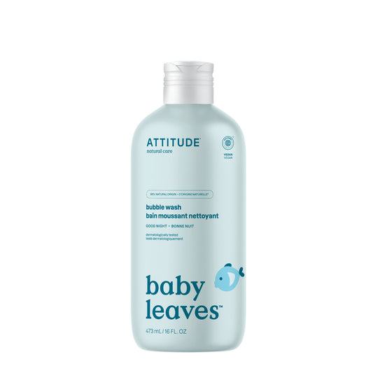 Attitude Baby Leaves Bubble Wash Good Night 473ml