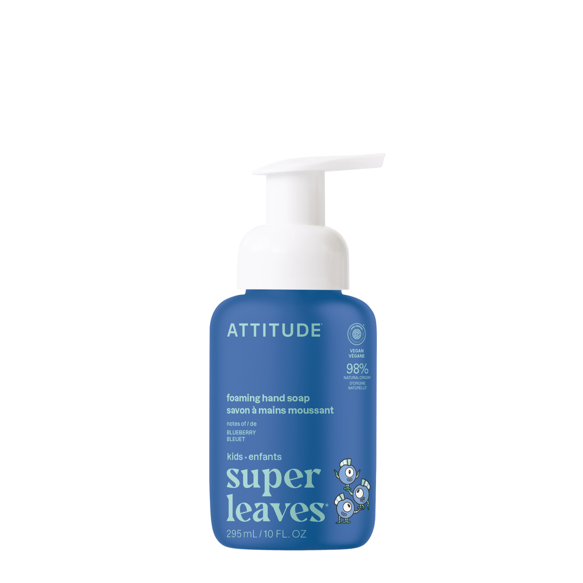 Attitude Little Leaves Kids Foaming Hand Soap Blueberry 295ml