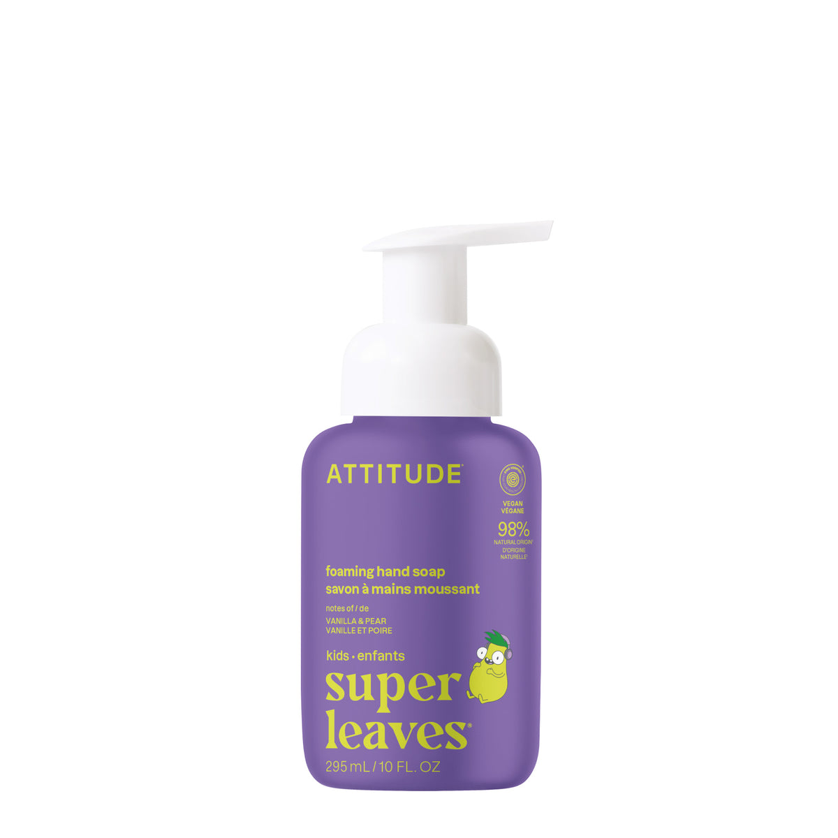 Attitude Little Leaves Kids Foaming Hand Soap Vanilla & Pear 295ml