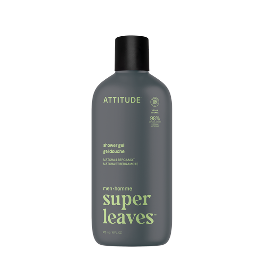 Attitude Shower Gel, Grooming Scents Matcha & Bergamot 415ml