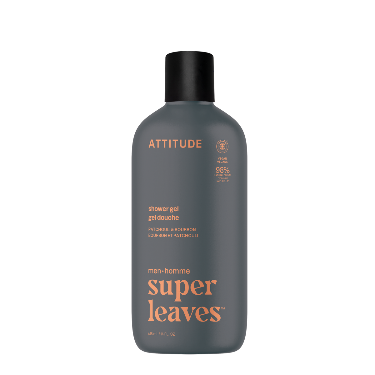 Attitude Shower Gel, Grooming Scents Patchouli & Bourbon 415ml