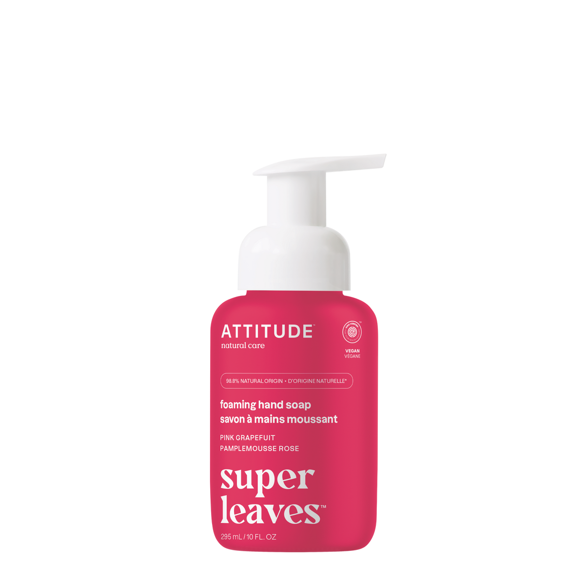 Attitude Foaming Hand Soap Pink Grapefruit 295ml