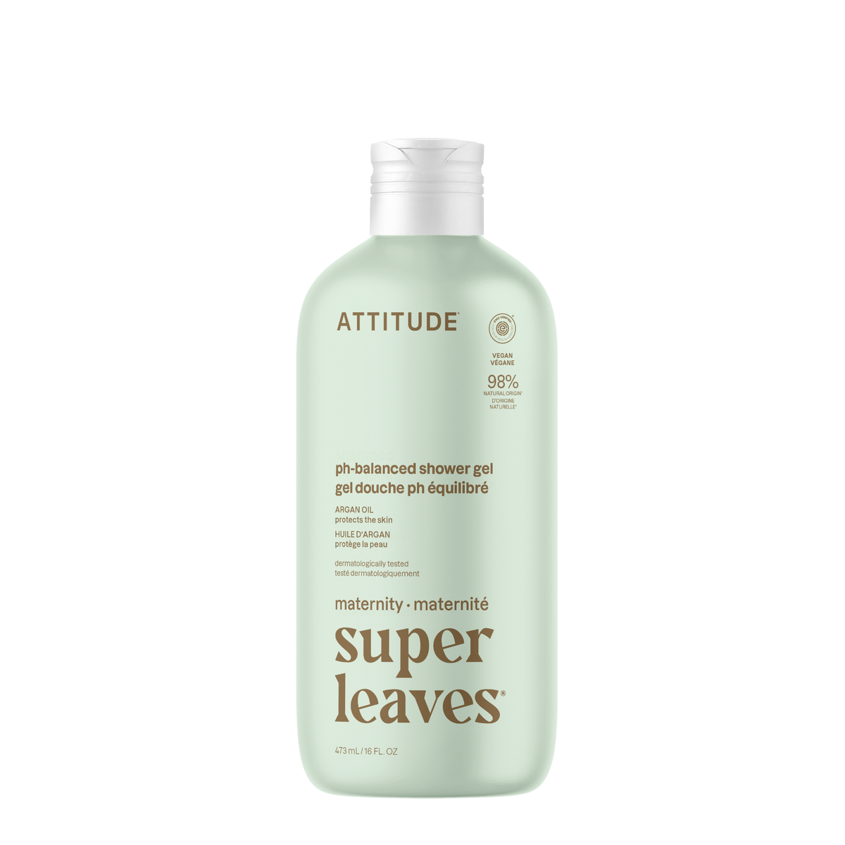 Attitude Maternity Shower Gel, Argan Argan 473ml