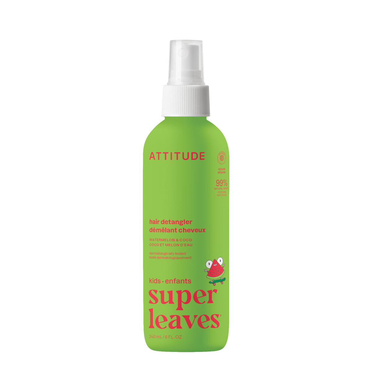 Attitude Little Leaves Kids Hair Detangler Watermelon & Coco