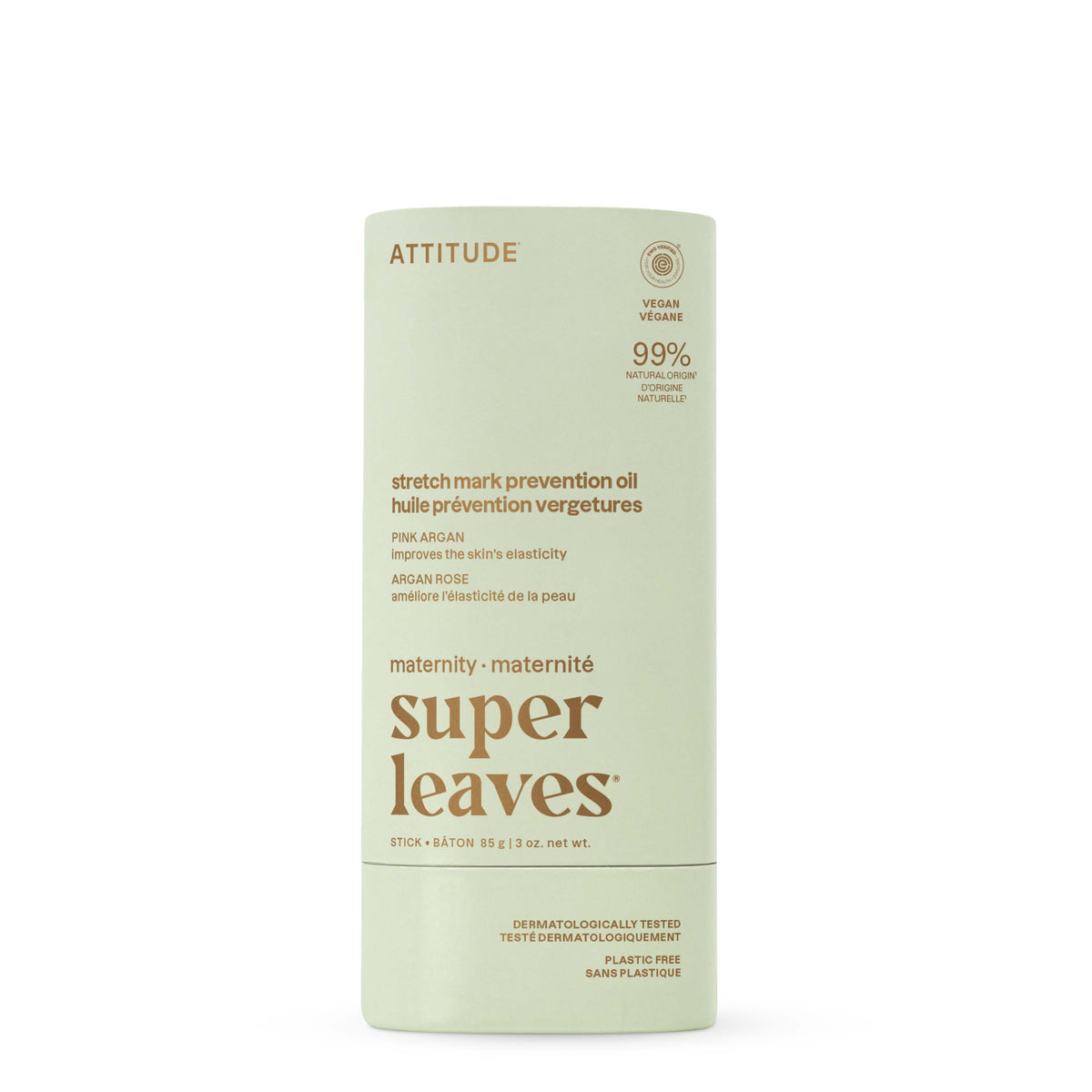 Attitude Maternity Stretch Mark Care Stretch Mark Oil Stick (Rose & Argan) 85g
