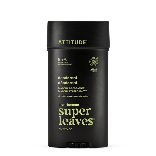 Attitude Deodorant, Grooming Scents Matcha & Bergamot 75g