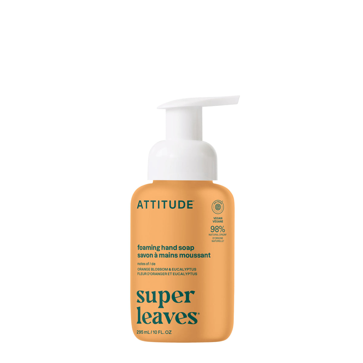 Attitude Super Leaves Foaming Hand Soap Orange Leaves 295ml