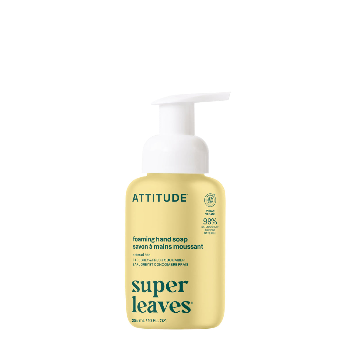 Attitude Super Leaves Foaming Hand Soap Lemon Leaves 295ml