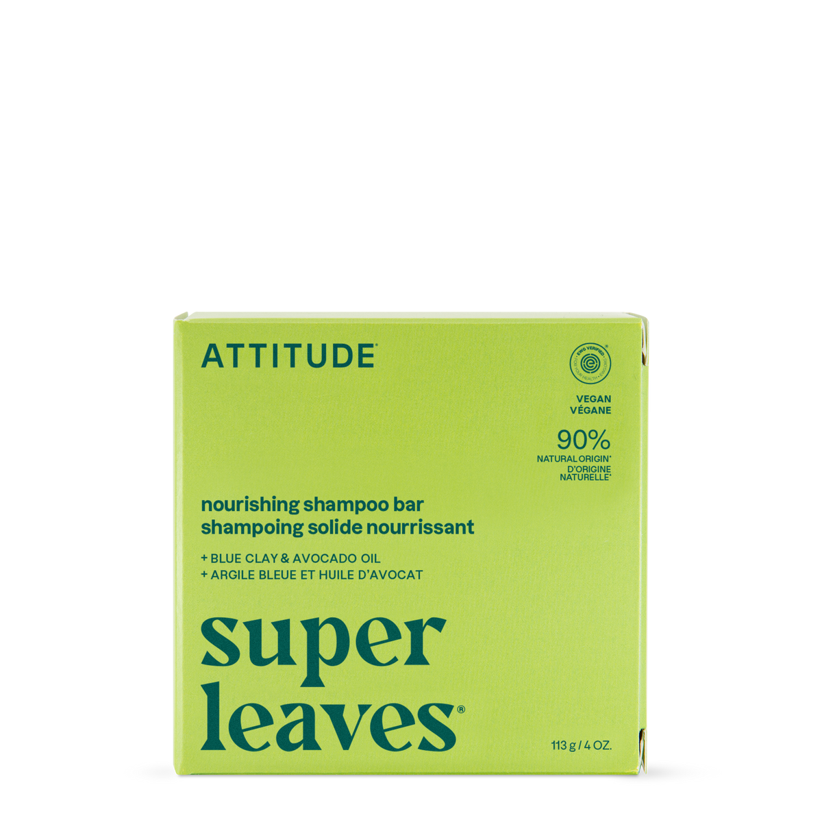 Attitude Shampoo Bar Nourishing Pear & Amber (Dry Hair) 113g