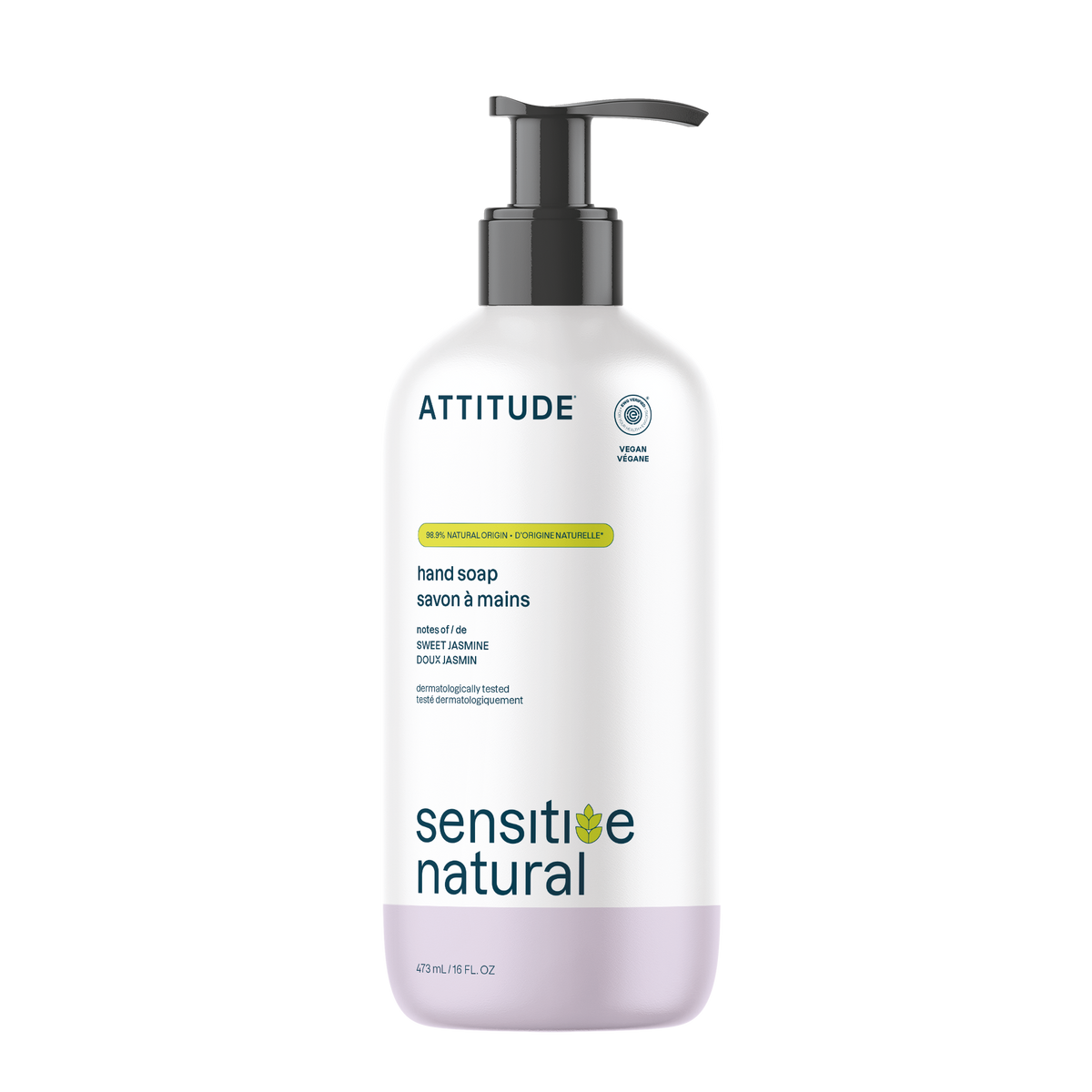 Attitude Sensitive Skin Hand Soap Sweet Jasmine 473ml