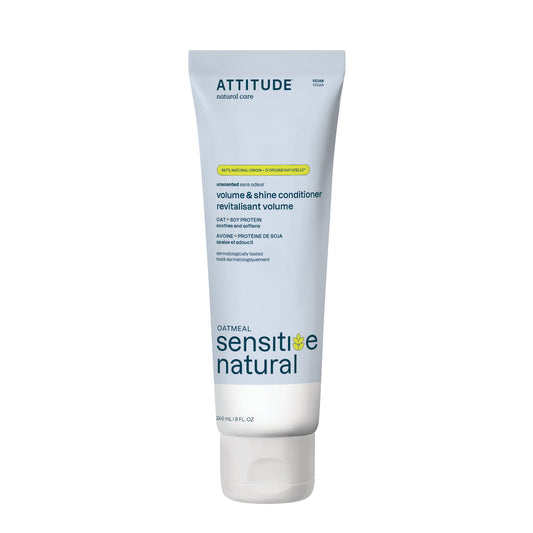 Attitude Sensitive Skin Extra Gentle Conditioner, Fragrance-Free 240ml