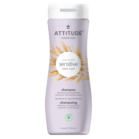Attitude Sensitive Skin Soothing & Volumizing Shampoo, Chamomile 473ml