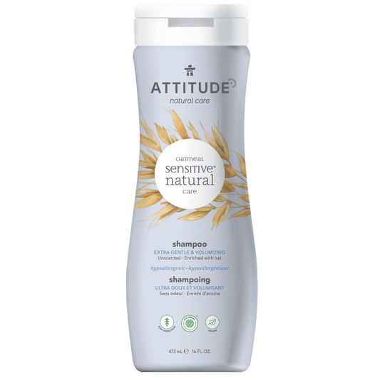 Attitude Sensitive Skin Extra Gentle Shampoo, Fragrance-Free 473ml