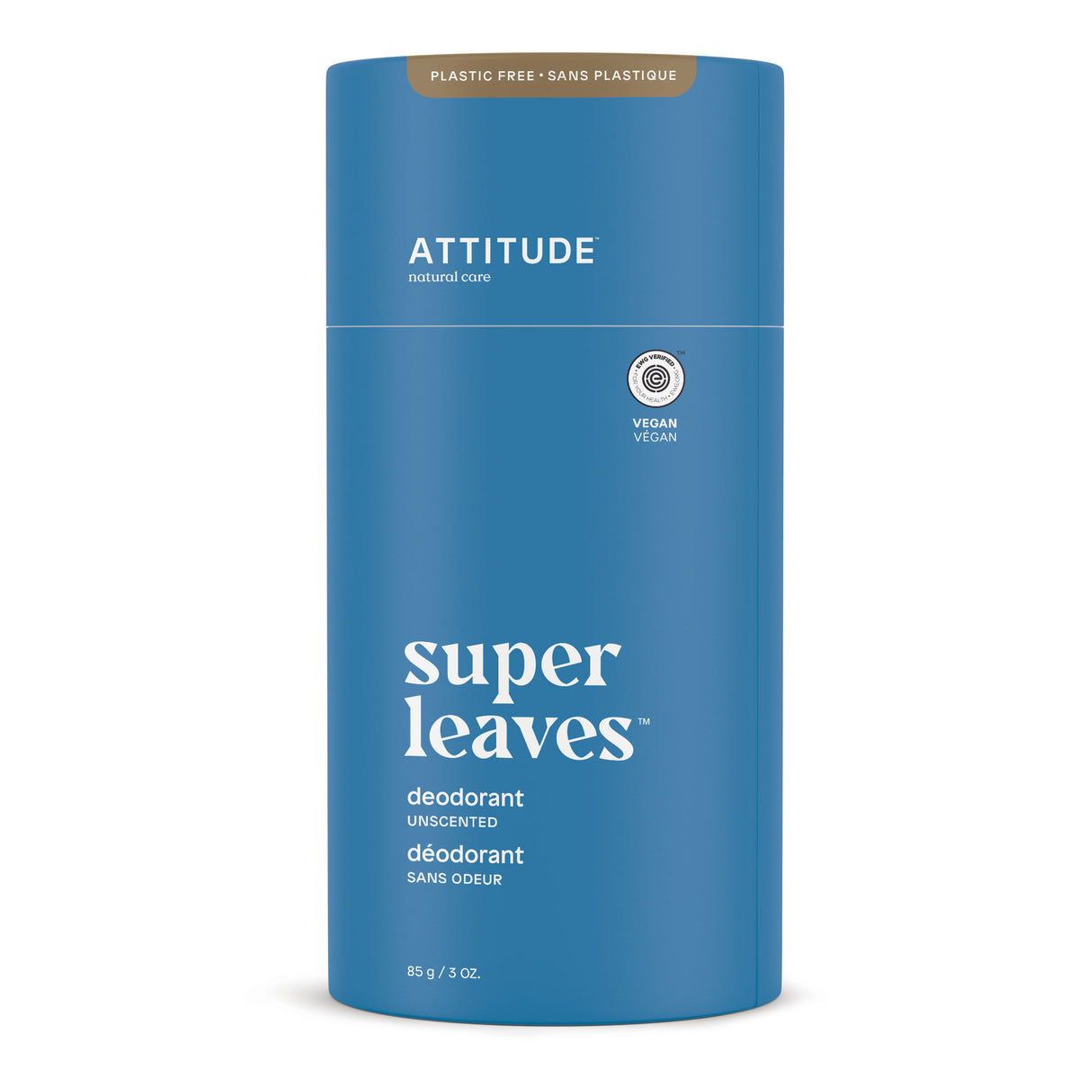 Attitude Natural Deodorant with Baking Soda Unscented 85g