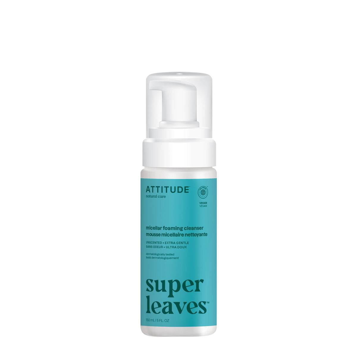 Attitude Micellar Foaming Cleanser Unscented 150ml