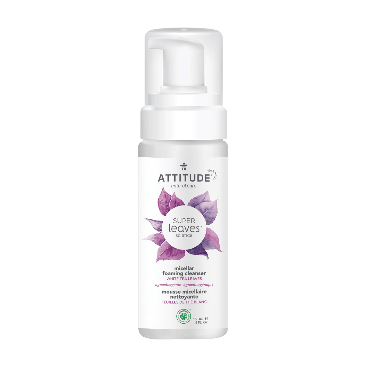 Attitude Micellar Foaming Cleanser White Tea 150ml