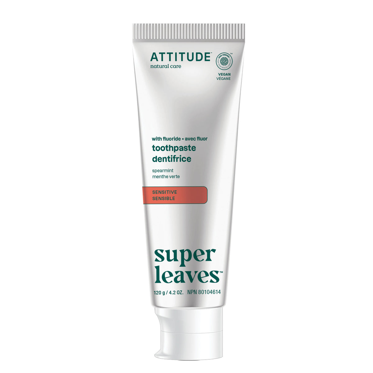 Attitude Fluoride Toothpaste Sensitive 120g